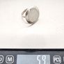 925 Vintage Sterling Silver And Mother Of Pearl Ring Image 8