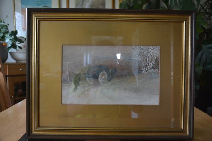 Vintage watercolor