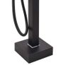 Freestanding Bathtub Faucet Black Stainless Steel 90 cm Image 6