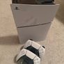 PlayStation 5 Slim with two controllers and charging station Image 2