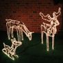 LED Rope Light Reindeer Family Warm White  Indoor and Outdoor Christmas Lights Image 2
