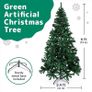 Christmas Decorations - 6ft/72inch Artificial Canadian Fir Full Bodied Pop-up Christmas Tree w/1200 Tips, Perfect Christmas Trees with Metal Stand for Home & Office, Compact and Easy to Store Image 2
