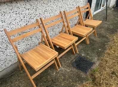 Folding chairs