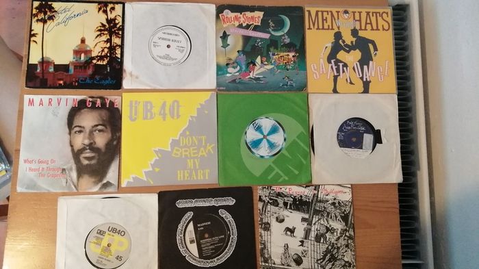 vinyl singles 5 euro each or 40 euro for all of them