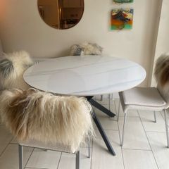 marble table circular