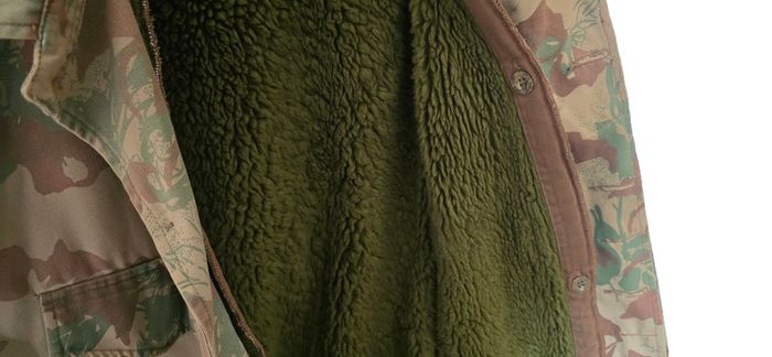 Vintage South African Police Camouflage Bush Jacket 1989 XL