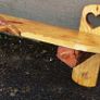 Rustic driftwood floating mantle / shelf Image 4