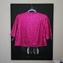 Pink Sequins Blouse S New Image 5