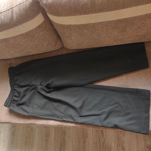 Wide-leg drawstring waist casual trousers, size 10
