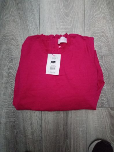 Bnwt Raspberry Button Back Jumper
