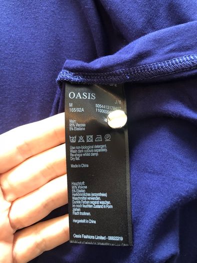 Purple Oasis polo neck - sz M