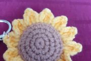 Crochet key ring canbe hanged on handbag  5 euro no lower