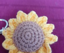 Crochet key ring canbe hanged on handbag  5 euro no lower
