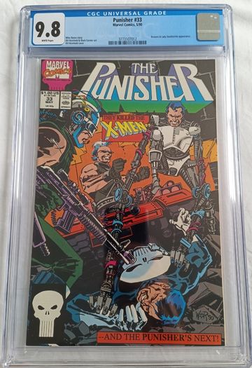 The Punisher  Marvel  Issue 33 CBCS / CGC 9.8 Certified Graded Comic Framed  DC