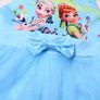 New Girls Anna Elsa Flower Printed Dress size 3-4 yrs Image 2