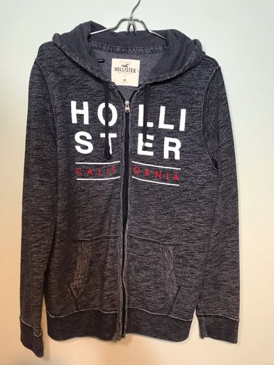 Hollister Mens Medium Size Full Zip Hoodie