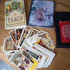 tarot cards and books