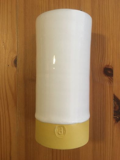 Diem Pottery Small Vase Yellow