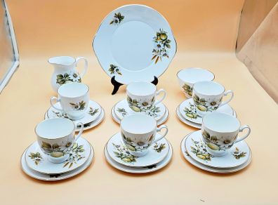 Royal Grafton Vintage 21 Piece Bone China Teaset