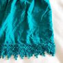 Teal Mini Skirt - Size 8 Image 4
