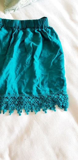 Teal Mini Skirt - Size 8