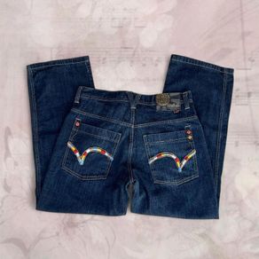 Men's Navy and Blue Jeans