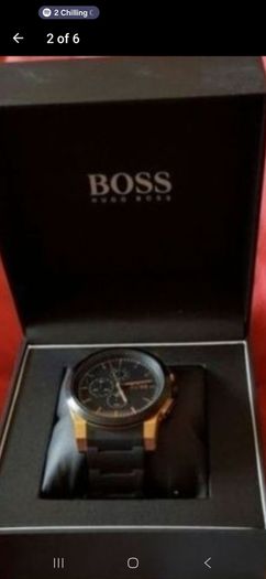 Rose gold hugo boss watch