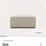 Kave home blok 3 seater sofa and foot rest Image 10