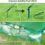 NEW SALE | Portable Tunnel Greenhouse Outdoor: Heavy Duty Walk in Green House with Mesh Windows Durable Plastic PE Cover for Outside, 1.8x1.8x2m, White Image 5