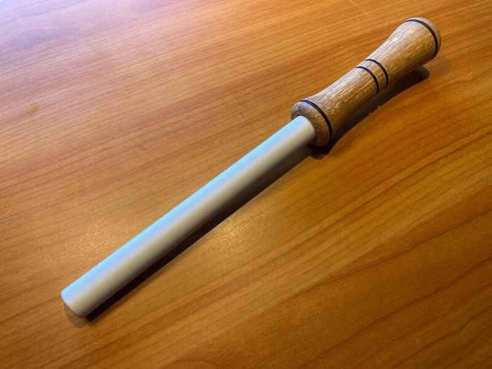 Ceramic Knife Honing Rod Wood Handle