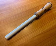 Ceramic Knife Honing Rod Wood Handle