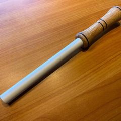 Ceramic Knife Honing Rod Wood Handle