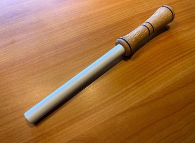 Ceramic Knife Honing Rod Wood Handle