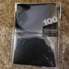 Ultra Pro - Standard Sleeves - Black 100 Sleeves TCG Magic the Gathering, pokemon