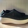 Womens shoes casual black Nubuk Tsubo leather platform sole size 6 Image 3