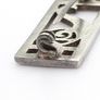 Vintage 925 Sterling Silver Mackintosh Style Geometric Scroll Brooch Image 7
