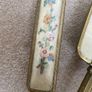 Vintage Petit Point Vanity Brush Set Image 4