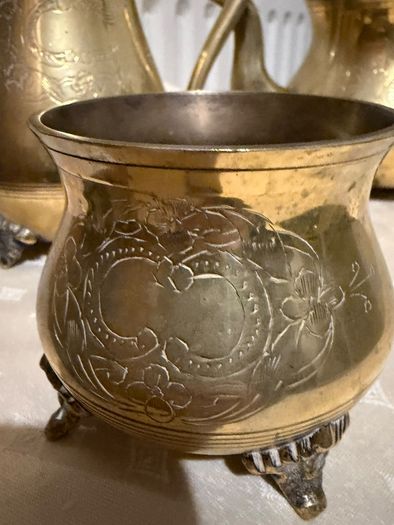 Vintage Ornate 4-Piece E.P.N.S. Tea & Coffee Service Set