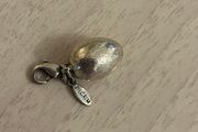 Pilgrim Silver Egg Charm