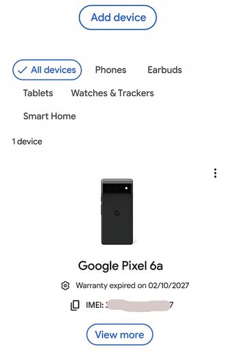 Google pixel 6a with accessories + WNY - 10/2027