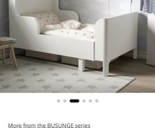 IKEA BUSUNGE Extendable Toddler bed