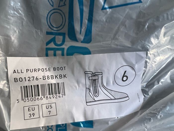 Gul all purpose wetsuit boots, UK 6, EU39