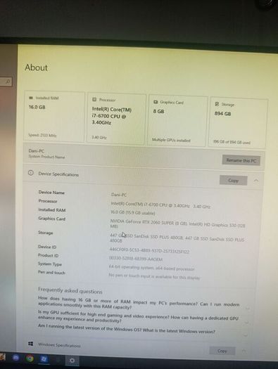 Gaming Pc - Rtx 2060 Super