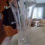Lovely 12 inches tall Killarney heavy crystal vase as new. Image 2