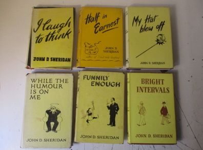 6 X John D Sheridan Books - 1st Editions