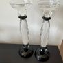 2 Julienmacdonal Glass / Crystal Candle Sticks Image 2