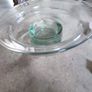 Vintage Mid Century Translucent green Glass  NIGHT LIGHT CANDLE HOLDER. Image 4