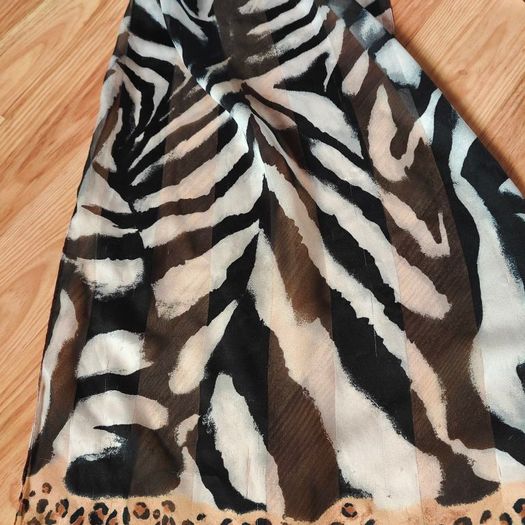 Long Animal print scarf
