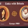 1980 Jersey Europa Stamps - Famous People Commemorative Stamps Presentation Pack Image 2