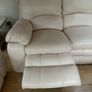 Cream Genuine Leather Suite 3 + 2 Image 4